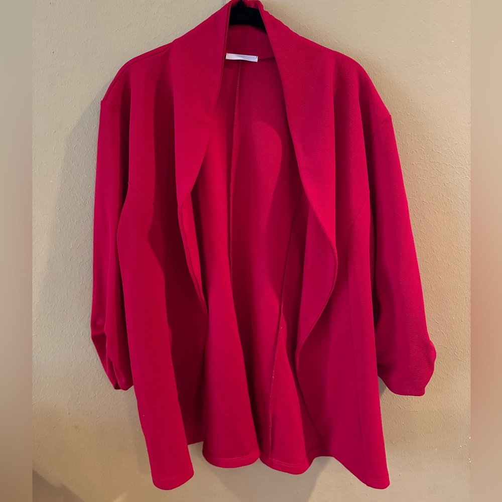 Red Soft Blazer